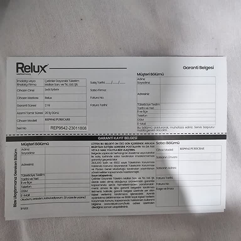 Epilasyon Aleti Arızası Ve Mağduriyet