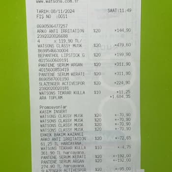 Watsons Mağazasında İade Sorunu Ve Yetersiz Bilgilendirme
