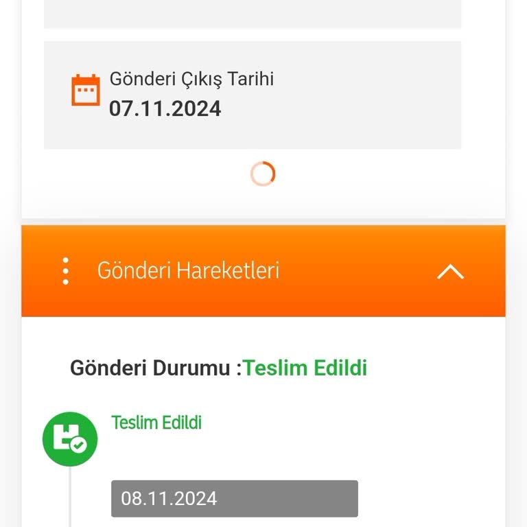 Teslim Edilmeyen Kargoya Teslim Edildi Bildirimi