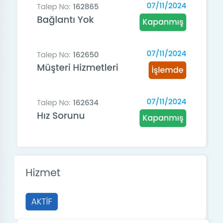 İnternet Kesintisi Ve Yetersiz Müşteri Hizmetleri