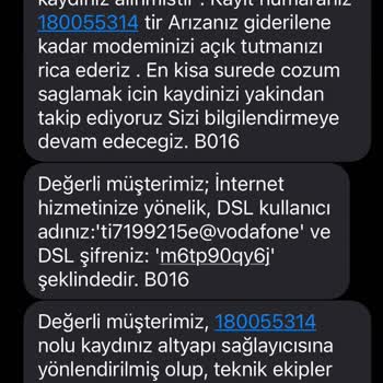 Vodafone İnternet Hızı Ve Müşteri Hizmetleri Sorunu
