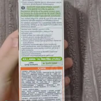 Garnier Saç Boyasında Son Kullanma Tarihi Yazmaması