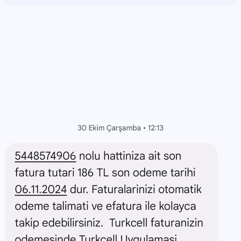 Yanlış Fatura Mesajı Ve Sorumluluk