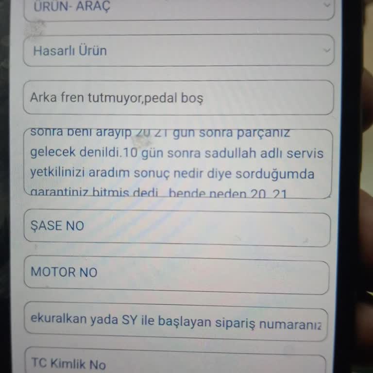 Garanti Sorunları Ve İlgisizlikle Karşılaşma