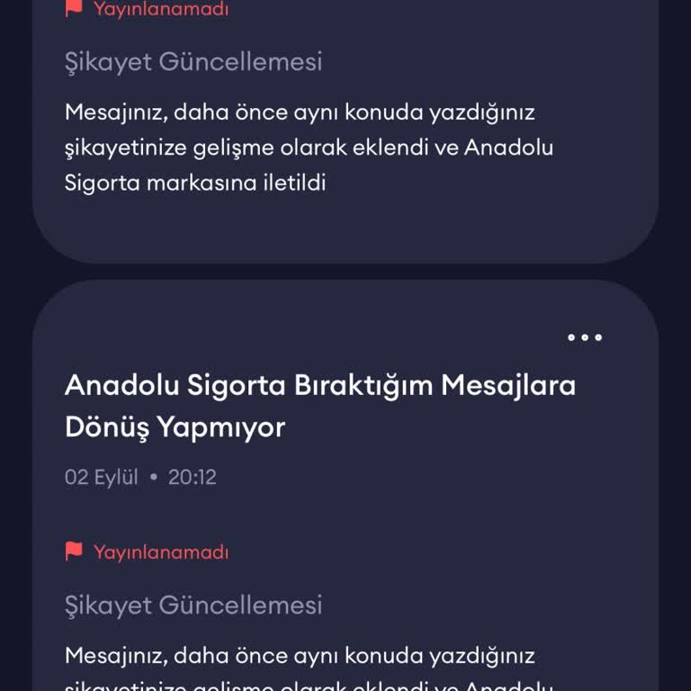 Şikayetvar'da Farklı Mağduriyetlerim Aynı Diyerek Yayımlanmıyor!