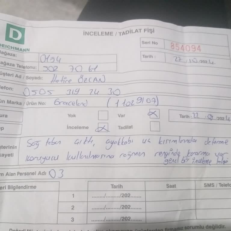 Deichmann'dan Aldığım Ayakkabının Tabanı Çıktı