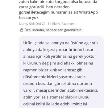 Gold Falez Mobilya'nın Kötü Hizmeti Ve İade Sorunu