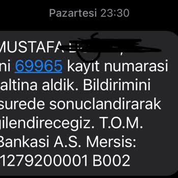 Tom Bank'te Eksi Bakiye Sorunu Ve Yetersiz İletişim