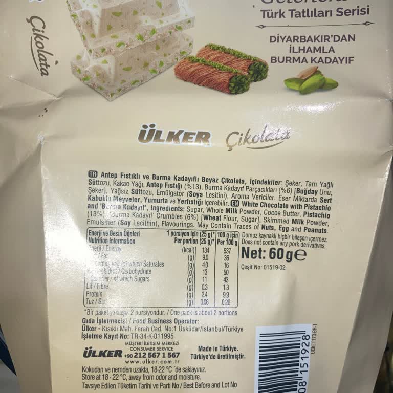 Ülker Çikolata İçinden Çıkan İstenmeyen Sürprizler
