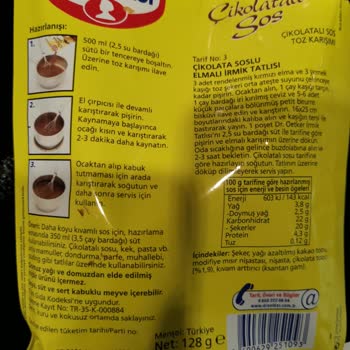 Çikolata Sosu Acı Sürprizi