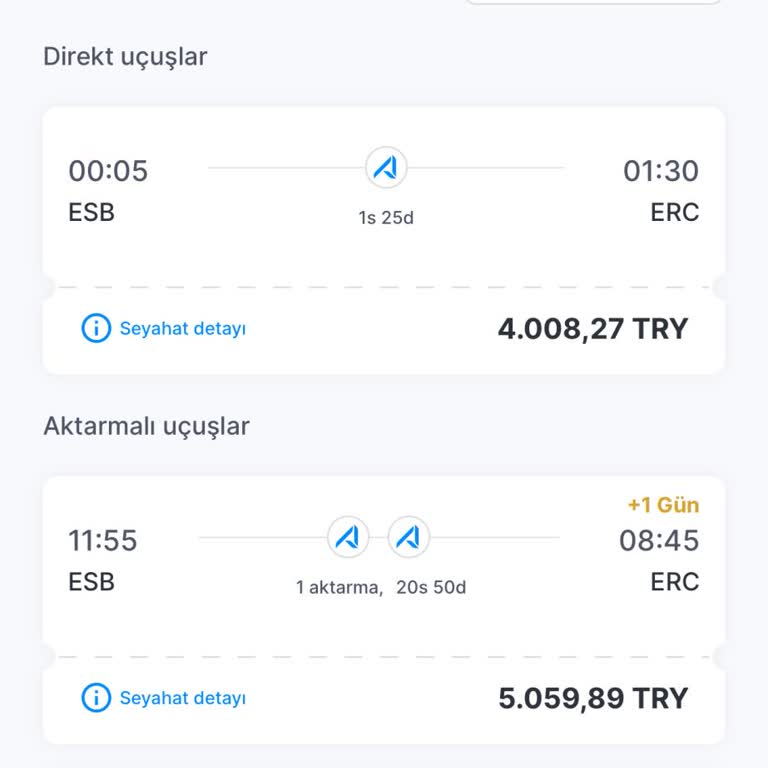 Yanıltıcı Uçuş Saati Bilgilendirmesi
