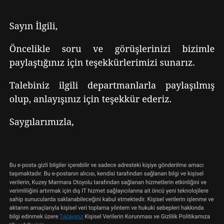 Kuzey Marmara Otobanı: Yanlış Ücretlendirme Ve İade Sorunu