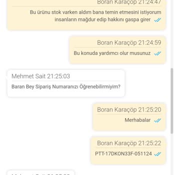 Epttavm'de İptal Edilen Sipariş Ve Müşteri Hizmetleri Sorunu