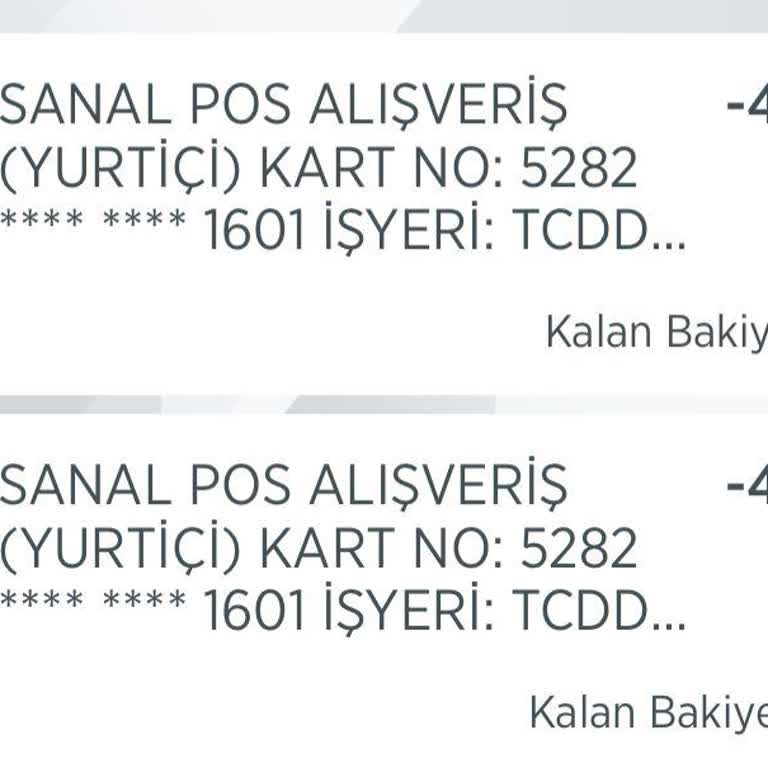 Çifte Çekim Sorunu: TCDD Bilet Alımında Yaşanan Hata