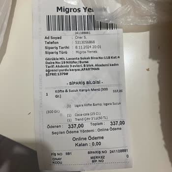 Yanlış Sipariş Ve Çözümsüz İletişim Sorunu