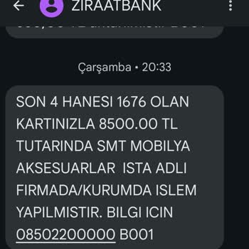 Ziraat Bankası Kredi Kartı Güvenlik Açığı Ve Hatalı İşlem