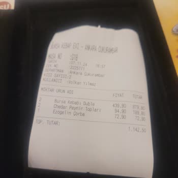 Çukurambar Şubesinde Hayal Kırıklığı: Yanlış Hesap Ve Eksik İkram