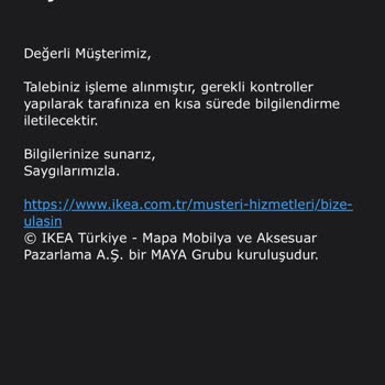 Teslim Edilmeyen Sipariş Ve İletişim Sorunları