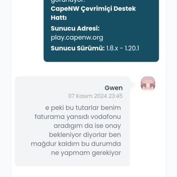 Vodafone Mobil Ödeme Sorunu Ve İletişim Eksikliği