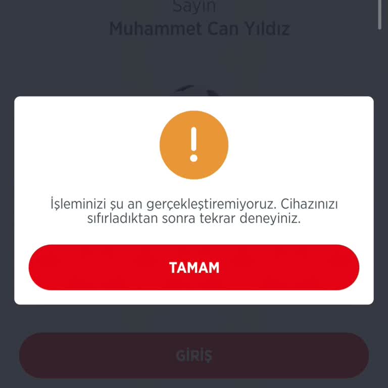Ziraat Mobil Uygulamasına Erişim Sorunu