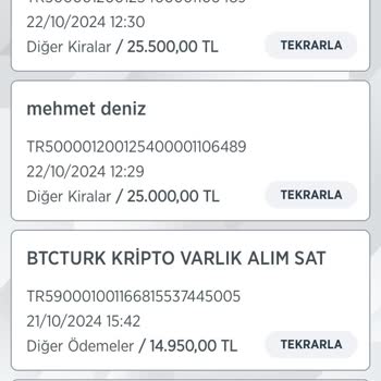 BTC Türk Hesabımda Kaybolan Para