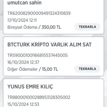 BTC Türk Hesabımda Kaybolan Para