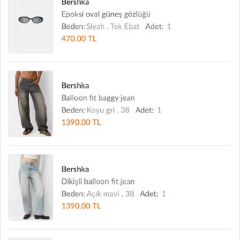 Eksik İade: Bershka Alışverişimde 4050 TL Kaybım Var