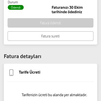 Vodafone Taahhüt Değişikliği Ve Fatura Şoku