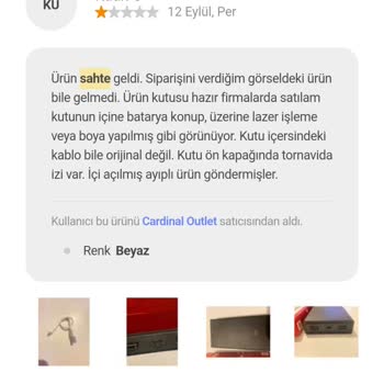 Sahte Ürün Ve İlgisiz Müşteri Hizmetleri