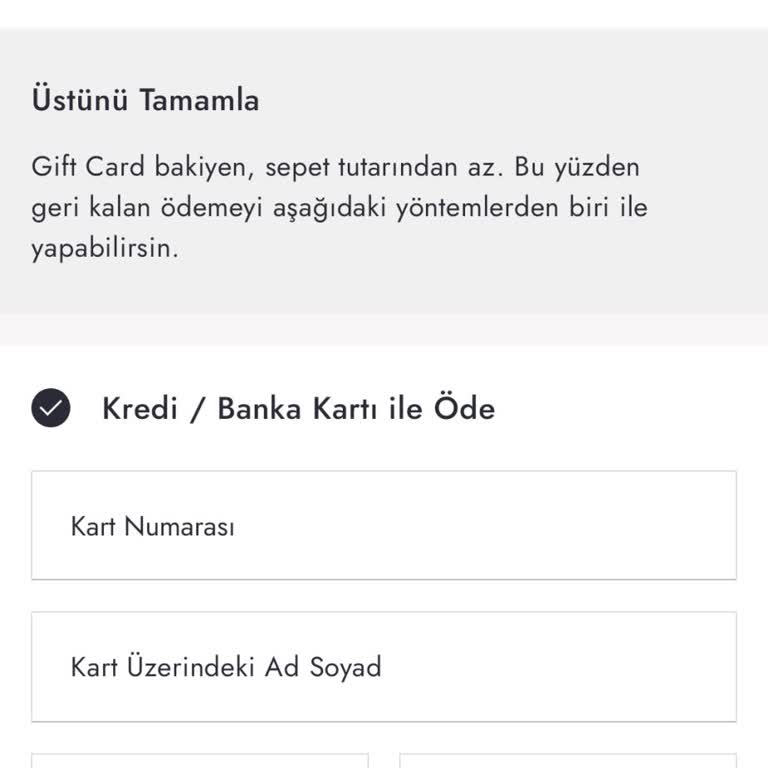 Gift Çek Kullanımında Yaşanan Zorluklar