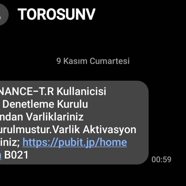 Bilinmeyen Mesaj Ve Hesap Güvenliği Endişesi