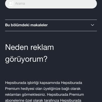 Hepsiburada Premium Üyeliği Ve Blutv Reklam Sorunu