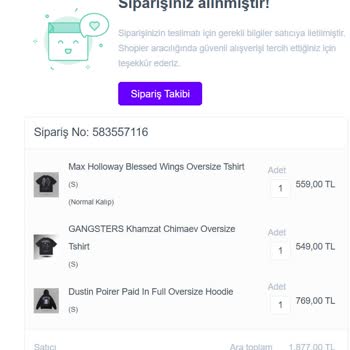 Sigma Wear'dan Sipariş Edilen Ürün Halen Kargoya Verilmedi Ve İletişim Kurulamıyor