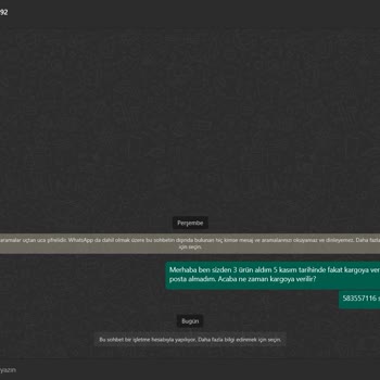 Sigma Wear'dan Sipariş Edilen Ürün Halen Kargoya Verilmedi Ve İletişim Kurulamıyor