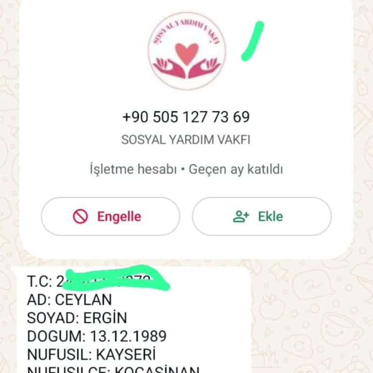 Kişisel Bilgilerimin İzinsiz Kullanımı Hakkında Şikayet