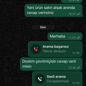 Değişim Talebime Cevap Alamıyorum