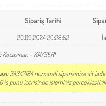 Sefamerve'den İade Sürecinde Uzun Bekleyiş