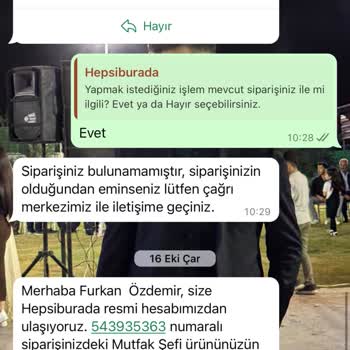 Hepsiburada'dan Alınan Ürün Kayboldu Müşteri Hizmetleri İlgisiz