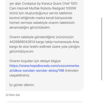 Hepsiburada'dan Alınan Ürün Kayboldu Müşteri Hizmetleri İlgisiz