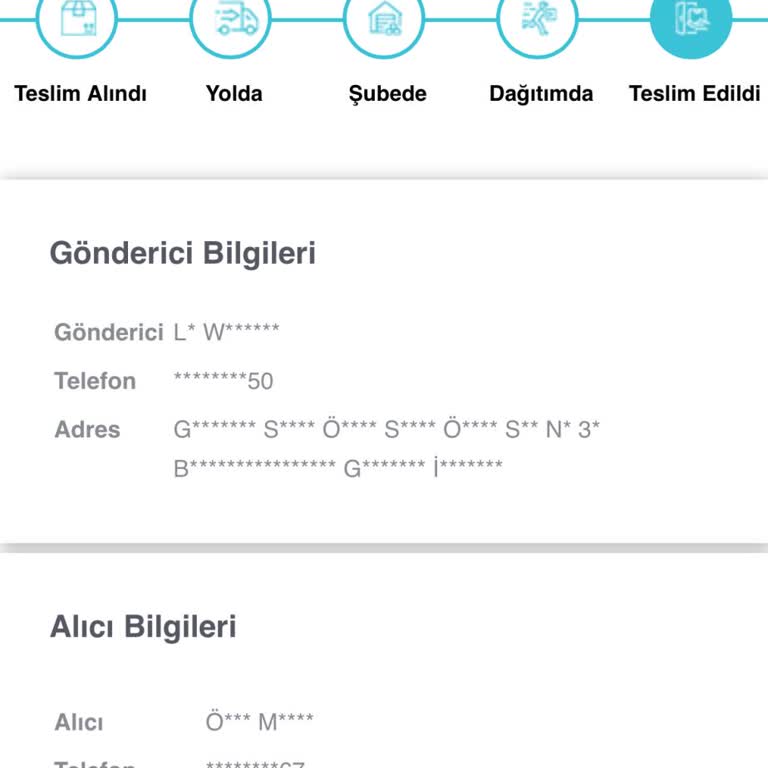Yanlış Teslimat Bilgisi Ve İade Sorunu