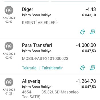 Para Transferi Sorunu Ve Yardım Talebi
