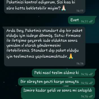 İptal Edilen Sipariş Ve Kargo Karmaşası
