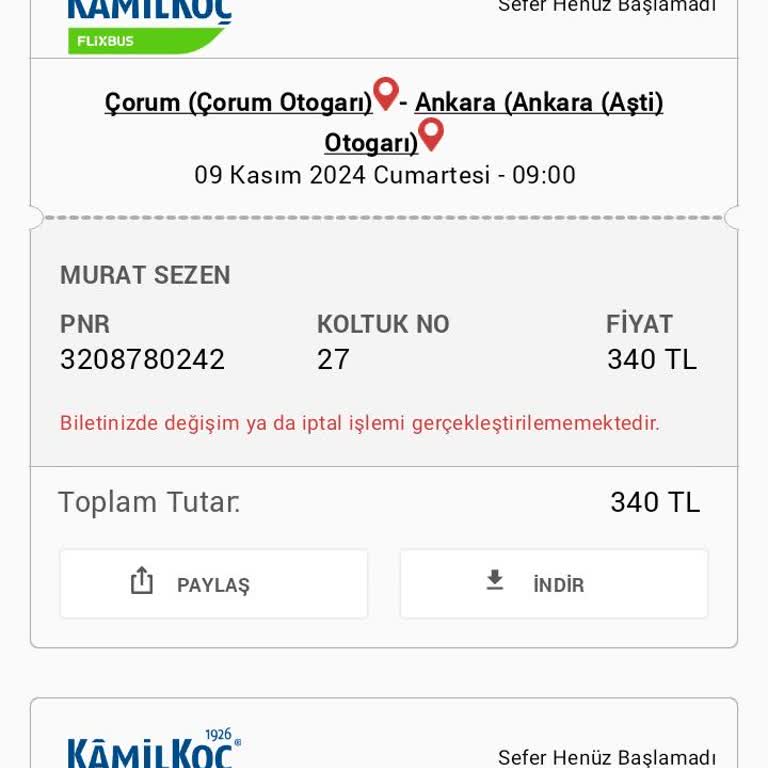 Rötarlı Sefer Ve İade Sorunu