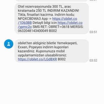 Yanlış Bilet Alımı Mesajı Sorunu