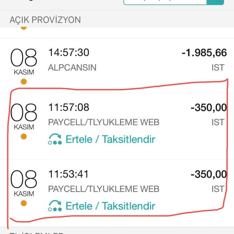 Turkcell Uygulaması Çift Çekim Sorunu