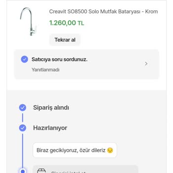 İndirimli Ürünüm Kargolanmadı Ve Satıcı İlgisiz!