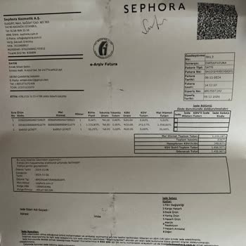 Sephora'da Kapatıcı Değişim Sorunu