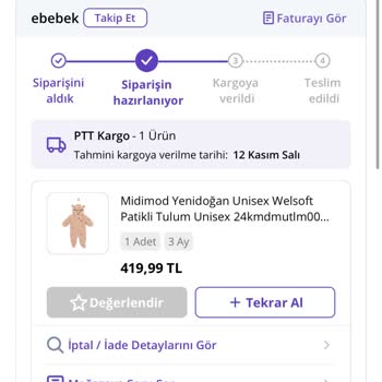 İptal Talebim Reddedildi, Ürün Kargoya Verilmiş Gibi Gösteriliyor