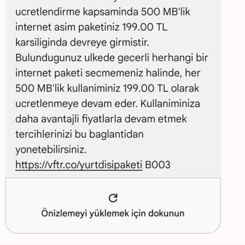 Yurt Dışı Tarifesinde Yanıltıcı Ücretlendirme Ve Müşteri Hizmetleri Sorunu