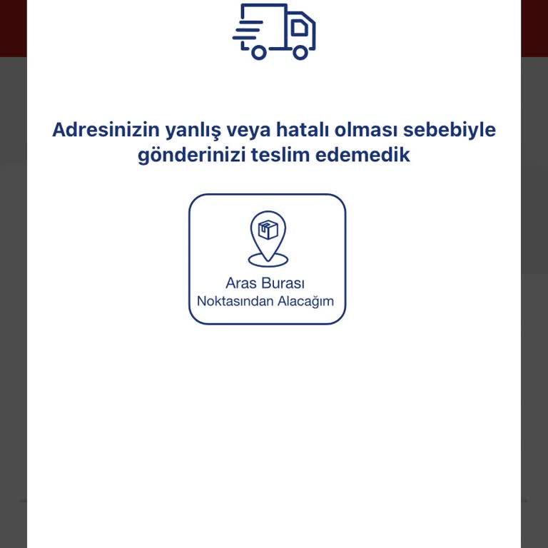 Aras Kargo Dericiler Şubesi'nde Sürekli Adres Sorunu